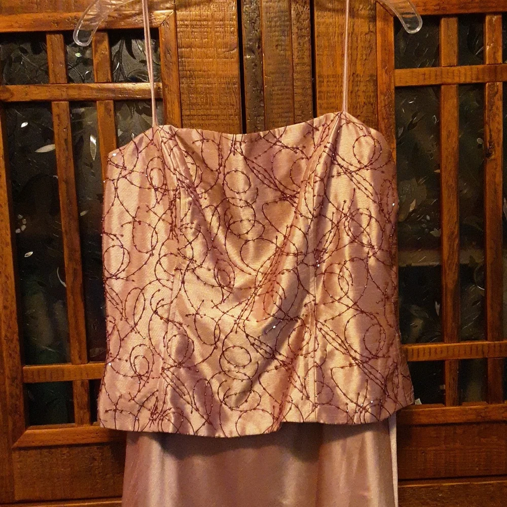 Cachet Violet Lustre Blazer and Dress (TALL) Set - Picture 2 of 11